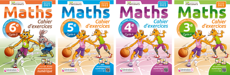 Les Cahiers Manuels iParcours Maths Collège